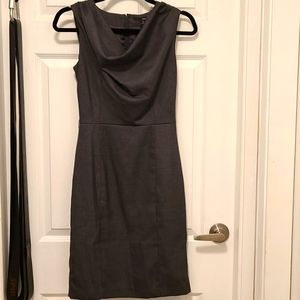Cowl Neck sleeveless work dress
